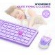 Meetion BTC001 Bluetooth Combo Μωβ