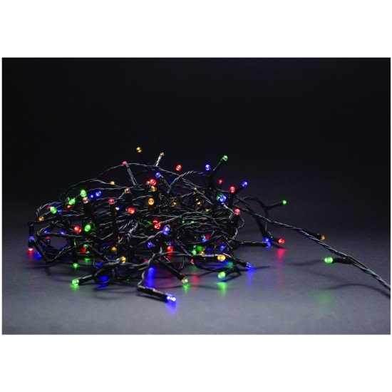 Entac Χριστουγεννιάτικα Λαμπάκια IP44 120 LED Πολύχρωμα 9m Tuya