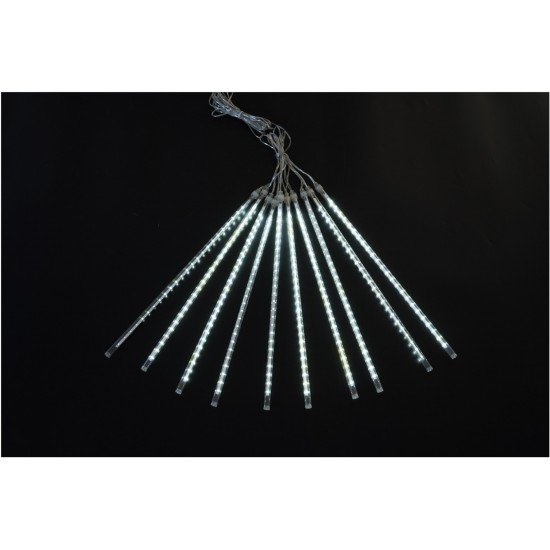 Entac Χριστουγεννιάτικα IP44 240 LED Βροχή Μετεωρίτες 30εκ Ψυχρό 3m