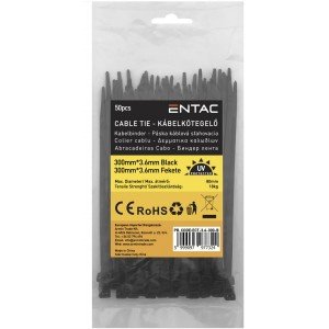 Entac Δεματικά ECT-3.6-300-B Μαύρο