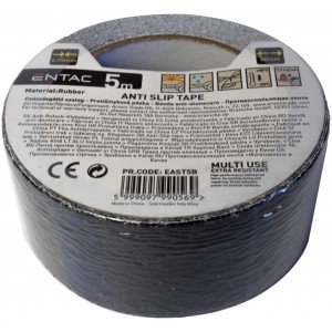 Entac Ταινία Αντιολισθητική 0.75x50mm Μαύρο 5m Entac Ταινία Αντιολισθητική 0.75x50mm Μαύρο 5m