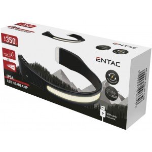 Entac Φακός Κεφαλής Επαναφορτιζόμενος LED Entac Φακός Κεφαλής Επαναφορτιζόμενος LED