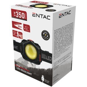 Entac Πολυλειτουργικός Επαναφορτιζόμενος Φακός Κεφαλής Entac Πολυλειτουργικός Επαναφορτιζόμενος Φακός Κεφαλής