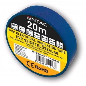 Entac Μονωτική 0.13x19mm Μπλέ 20m Entac Μονωτική 0.13x19mm Μπλέ 20m