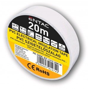 Entac Μονωτική 0.13x19mm Άσπρο 20μ Entac Μονωτική 0.13x19mm Άσπρο 20μ