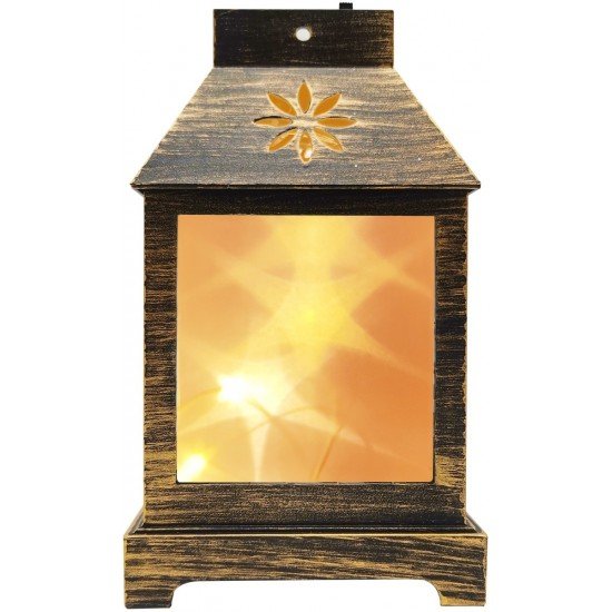 Entac LED Mini Χάλκινο Φανάρι Χάλκινο 12cm