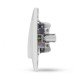 Entac 101 Arnold Recessed wall switch single-pole White