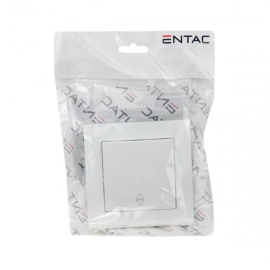 Entac 106 Arnold Recessed alternative wall switch White