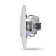 Entac Arnold Recessed wall socket earthed White
