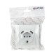 Entac Arnold Recessed wall socket earthed + 2 USB 2.1A (total) White