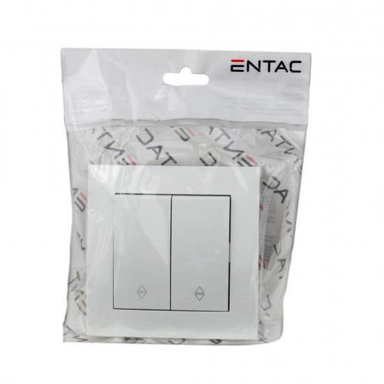 Entac 106+6 Arnold Recessed alternative switch White