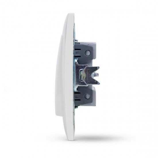 Entac 107 Arnold Recessed wall intermediate switch White
