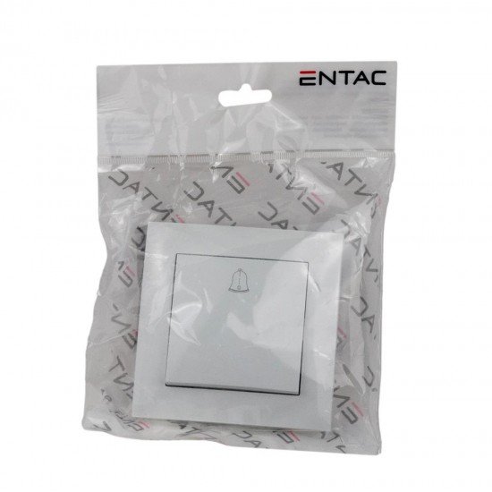 Entac Arnold Recessed doorbell switch White