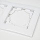 Entac Arnold Vertical wall frame 2 White
