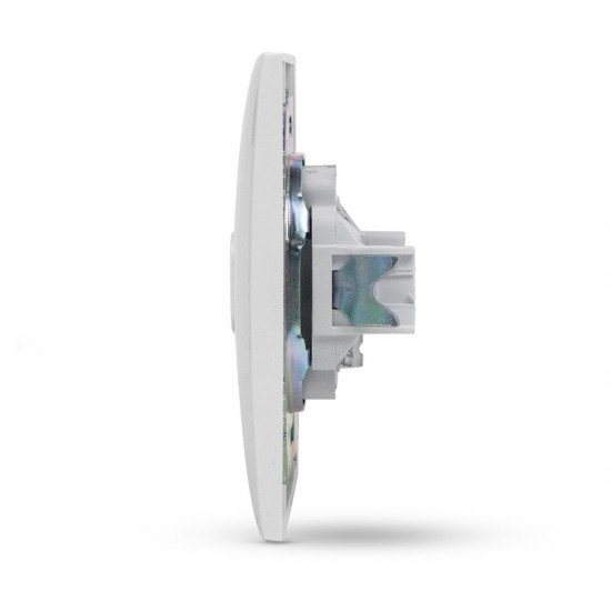 Entac Arnold Recessed wall TV socket End type White