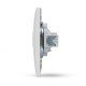 Entac Arnold Recessed wall TV socket End type White