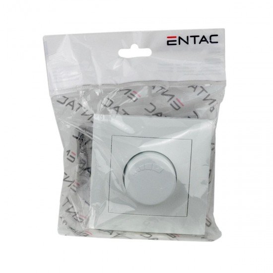 Entac Arnold Recessed wall switch dimmer max.200W White