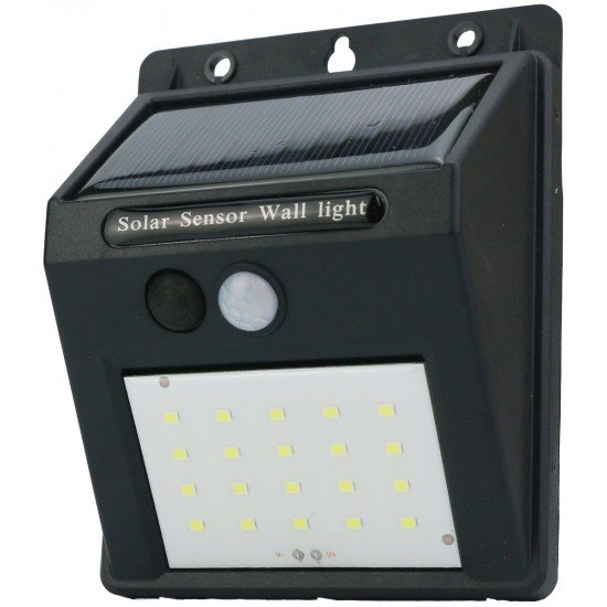Entac Ηλιακός Προβολέας Τοίχου 1.2W SMD 3 modes Φωτοκύτταρο