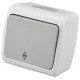 Entac 106 Stephan surface mounted alternative wall switch IP54