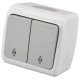 Entac 106+6 Stephan surface mounted alternative switch IP54