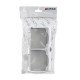 Entac Stephan surface mounted wall socket earthed 2x IP54