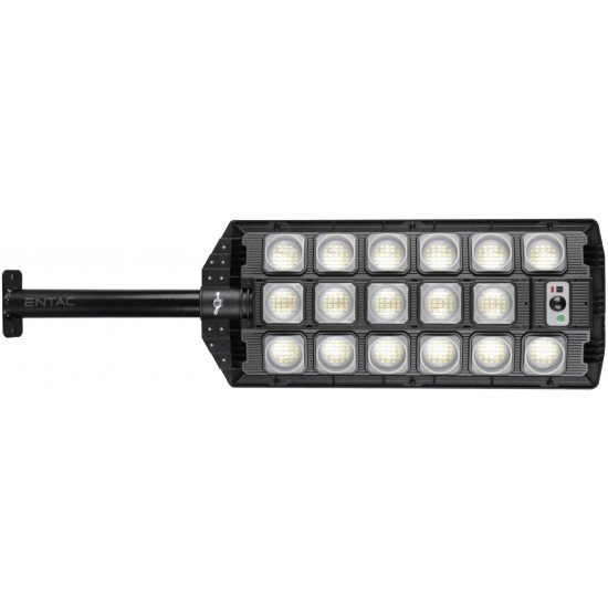 Entac LED Ηλιακό Φανάρι Με Τηλεχειριστήριο 1500lm