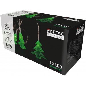 Entac Χριστουγεννιάτικα Εσωτερικά PVC Πράσινα Δέντρα 10 LED 1,65μ (2xAA Δεν περιλαμβ.) Entac Χριστουγεννιάτικα Εσωτερικά PVC Πράσινα Δέντρα 10 LED 1,65μ (2xAA Δεν περιλαμβ.)