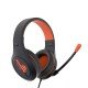 Meetion MT-HP021 Gaming Ακουστικά Μαύρο + Πορτοκαλί