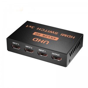 ATC HDMI Switch Μεταλλικό 3 In / 1 Out 4K x 2K Remote ATC HDMI Switch Μεταλλικό 3 In / 1 Out 4K x 2K Remote