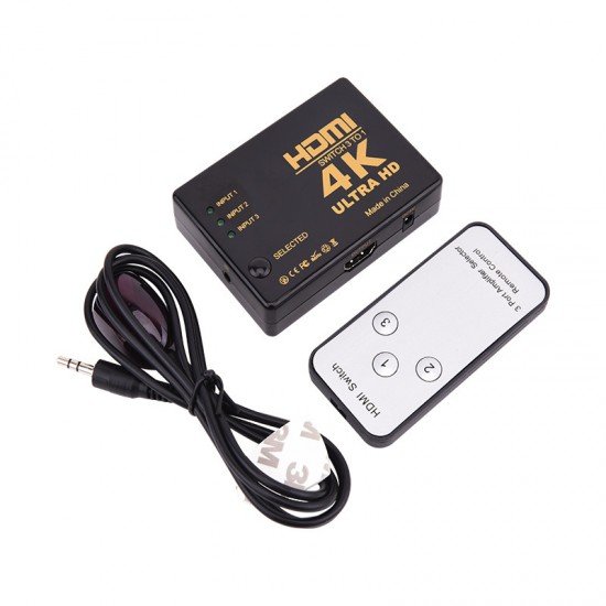 HDMI Switch 3 In / 1 Out 4K x 2K Remote