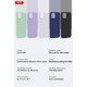 Θήκη XO-K10B iPhone15 Pro Max 6.7" liquid σιλικόνης Μπλε Σιέρρα