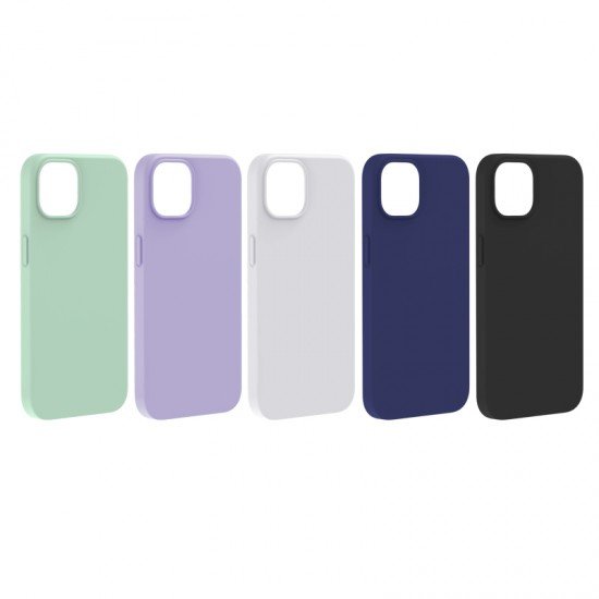 Θήκη XO-K10B iPhone15 Pro Max 6.7" liquid σιλικόνης Μαύρο