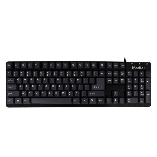 Meetion MT-K202 USB Ενσύρματο Πληκτρολόγιο