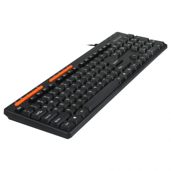 Meetion MT-K600M USB Ενσύρματο Mutilmedia Πληκτρολόγιο