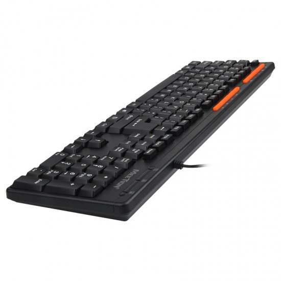 Meetion MT-K600M USB Ενσύρματο Mutilmedia Πληκτρολόγιο