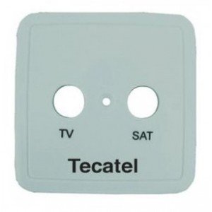 Tecatel Καπάκι Πρίζας Διπλό TV/SAT Tecatel Καπάκι Πρίζας Διπλό TV/SAT