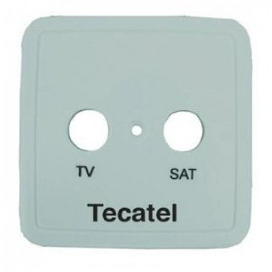 Tecatel Καπάκι Πρίζας Διπλό TV/SAT