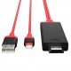 Lightning to HDMI adapter M/M Red