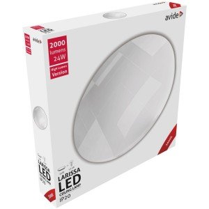 Avide LED Μοντέρνα Πλαφονιέρα Οροφής Larissa 24W 375*70mm Θερμό 3000K Avide LED Μοντέρνα Πλαφονιέρα Οροφής Larissa 24W 375*70mm Θερμό 3000K