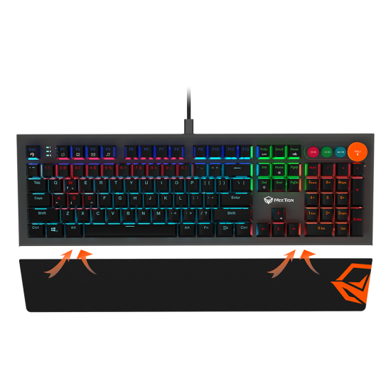 Meetion MT-MK500 Μηχανικό Gaming Πληκτρολόγιο / US