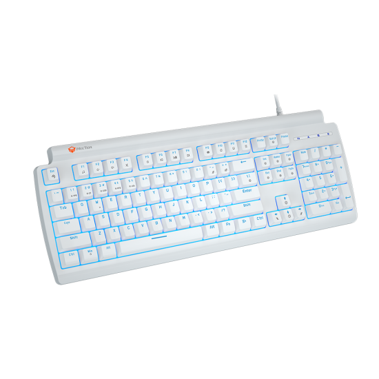 Meetion MT-MK600RD Μηχανικό Gaming Πληκτρολόγιο / Κόκκινοι Διακόπτες / Άσπρο