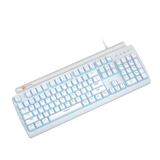 Meetion MT-MK600MX Μηχανικό Gaming Πληκτρολόγιο / Μπλέ Διακόπτες / Άσπρο