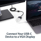 Μετατροπέας Type-C σε VGA Μεταλικός