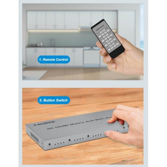 HDMI Matrix 4 In / 4 Out