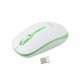 Meetion MT-R547 2.4G Ασύρματο Ποντίκι / Άσπρο + Πράσινο