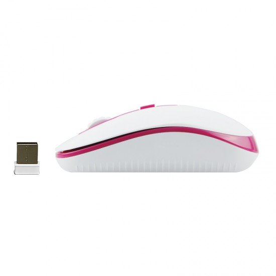 Meetion MT-R547 2.4G Ασύρματο Ποντίκι / Άσπρο + Κόκκινο