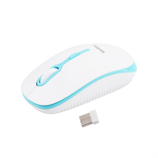 Meetion MT-R547 2.4G Ασύρματο Ποντίκι / Άσπρο + Μπλέ