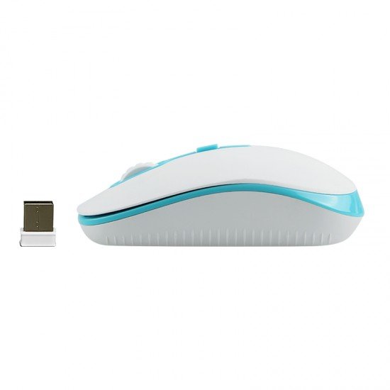 Meetion MT-R547 2.4G Ασύρματο Ποντίκι / Άσπρο + Μπλέ