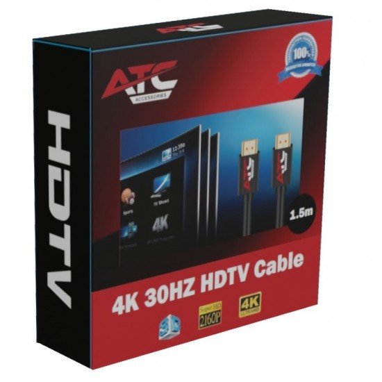 ATC Cable HDMI 2.0V Premium 1.5m 4K 30HZ