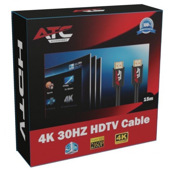 ATC Cable HDMI 2.0V Premium 15m 4K 30HZ